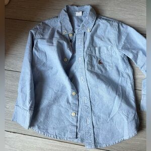 2 Blue button up shirts- Carter’s and Gap kids